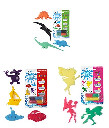 The Bean People TBP02 - Juego de 2 Frijoles de baño, diseño de Dinosaurio