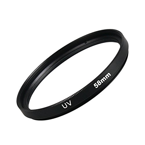 BPS Filtre UV de 58mm ultra fin et Haute D  finition Filtre Protecteur pour les objectifs SLR et DSLR Canon Nikon Sony Olympus et les Autres Filetage de lentille de 58 mm