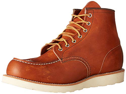 Red Wing Shoes - Zapatos de cordones de cuero para hombre, Marrón, 7,5 / 40