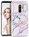 Produktbild CIUTEK Galaxy S9 Marmor Hülle, Matt Scrub Weich Silikon Handyhülle Stein Schlank TPU Bumper Handytasche Flexible Schutzhülle Soft Back Cover Protective Gummi Dünn für Samsung Galaxy S9