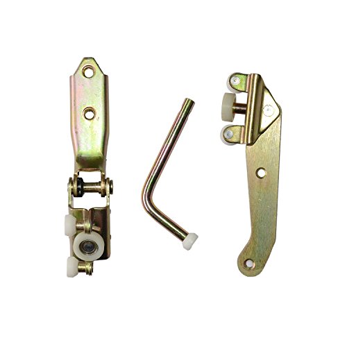 NSGMXT Passager Side Sliding Door Bottom + Middle + Top Roller Guide, Left Sliding Door Bottom Middle Top Rollers Set 701843335A 701843436