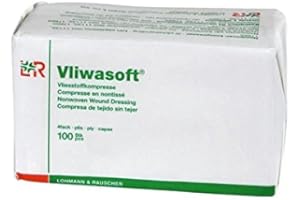 LOHMANN & RAUSCHER Compresses non tissées Vliwasoft® Dimension 5 x 5 cm - 94201- Certifié France Medical Industrie
