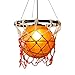 Produktbild SGWH Deckenleuchter Lichter/Pendelleuchte mit Beleuchtung und Eisen Kronleuchter/American Basketball Glas Pandent Lampe/Deckenleuchte Kreative Persönlichkeit Kinderzimmer/Schlafzimmer Retro Ba