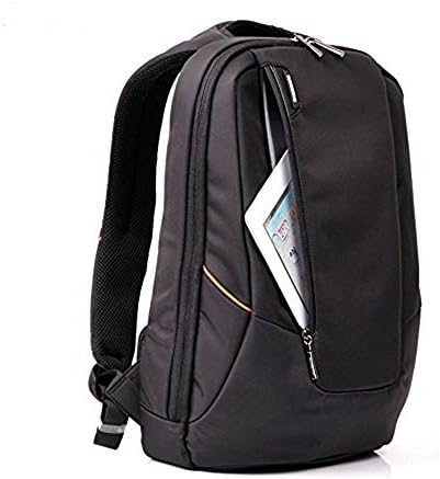 Kingsons Black Laptop Backpack Man Daily Rucksack Travel Bag School Bags 15.6 inch Women Bagpack Mochila Feminina (black)