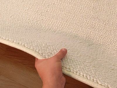 Natur Wolle Teppich Berber Malta Wollweiss in 24 Größen, Größe:300×300 cm - 3