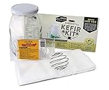 Incluye: Paño de muselina, bola de mezcla de acero inoxidable, cultivo de kéfir (hasta 6 L de kefir) 1 L frasco de vidrio e instrucciones (inglés).