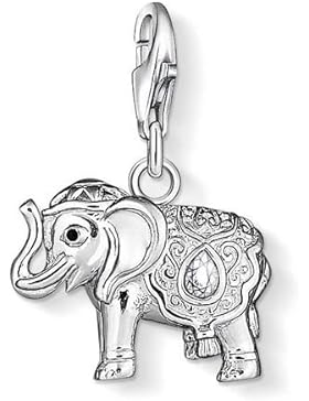 Thomas Sabo Damen-Charm-Anhänger Elefant Charm Club 925 Sterling Silber 1050-041-14