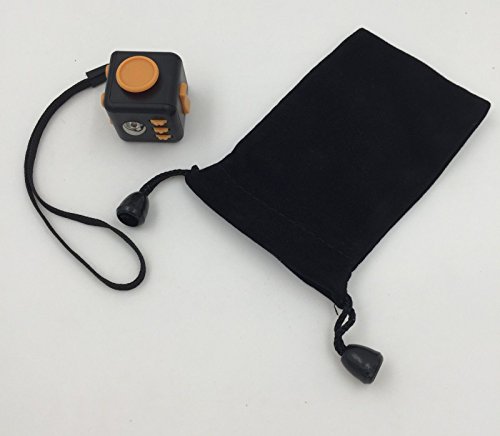 HIGHEST QUALITY Fidget Cube 2017 Children Toy Adult Fun Stress Relief Cubes ADHD (Black & Orange) HIGHEST QUALITY Fidget Cube 2017 Children Toy Adult Fun Stress Relief Cubes ADHD (Black & Orange)