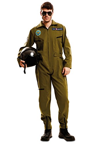 My Other Me Me-202121 Disfraz Top Gun para hombre, M-L (Viving Costumes 202121