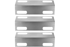 LOKHING 99351 Barbecue (3-Pack) en Acier Inoxydable Heat Shield, Tente de Chaleur, Couvercle du brûleur, Vaporizor Bar et Flavorizer Bar Remplacement pour Les modèles Choisir Ducane Barbecue au gaz