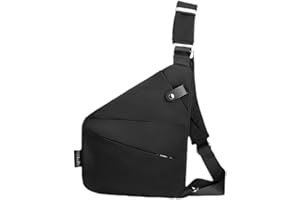 TKERINSE Anti-Diebstahl-Reisetasche, mehrere Taschen, Brusttasche, Reisetasche, Anti-Diebstahl, Crossbody-Tasche für Männer und Frauen, Schulterrucksack, persönliche Tasche für Radfahren, Wandern