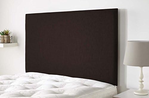 Aspire Furniture Derwent Headboard in Malham Weave Fabric - Sandle Wood - Small Double 4ft