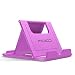 Produktbild MoKo Handy/Tablet Ständer - Desktop Handy Ständer Ersatz für New Kindle 10th Gen 2019/ Fire 7 2017/Fire HD 8 2018/2017, Fire HD 10 2018/ Kindle Paperwhite 2018/Kindle Oasis - Violett