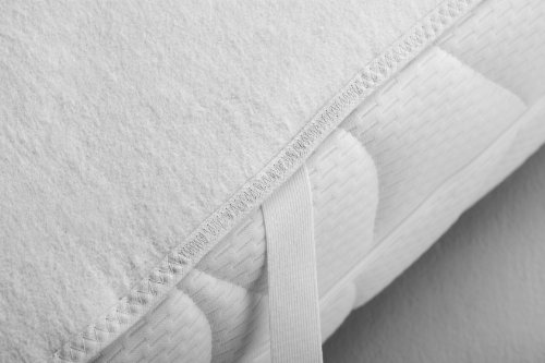 Dormisette Q159 Premium Molton-Matratzenauflage aus Zwirn-Calmuc für Matratzen Gr. 90/190 cm, reinweiß - 2