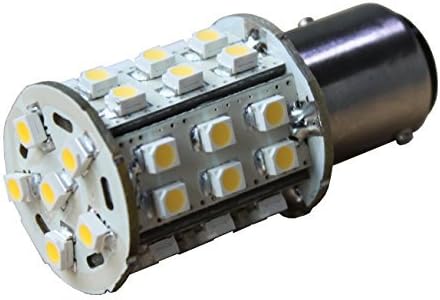 Banwen - 2nd Generation BA15s LED Light Bulb Replacement - Cool White Color - Single Contact Bayonet Base - 10-30V DC - Replaces #1156 1141 1073 1093 1129 93 - New and Improved Design for Greatest Efficiency (Pack of 5)