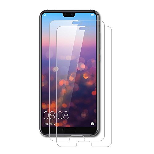 [2 PACK] Huawei P20 Schutzfolie, 9H Panzerglas Hartglas Glas Display Schutzfolie [Blasenfrei] [HD Ultra] [Anti-Kratzer] Displayschutzfolie Displayschutz Screen Protector FÃ¼r Huawei P20 smartphone. Klar (2 PACK)