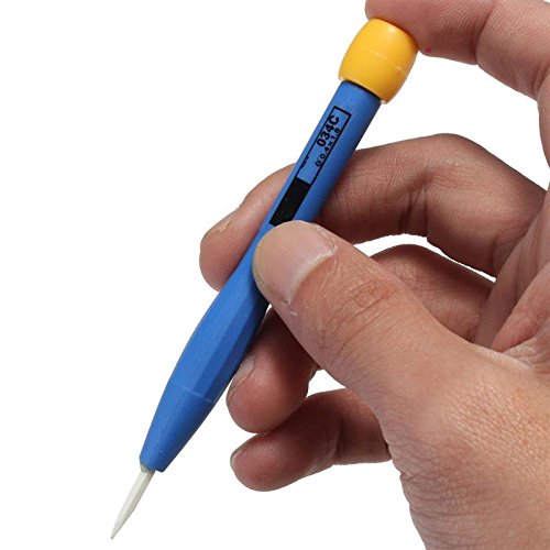 8 Frequenz einstellbar Schraubendreher antistatisch Kunststoff Keramik Set Schlitz und Phillips 90 mm Farbe blau - 4