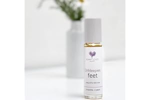 Mummy Loves Organics Shhleepies Feet Foot Oil - Baby Sleep Oil For Babies And Children Organic With All Natural Ingredients