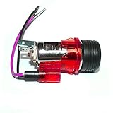  A1 Rot Zigarettenanzünder & Steckdose Rot Beleuchtet Universal 12V 12 Volt LKW PKW Neu