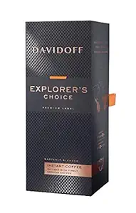Davidoff Explorer's Choice - Premium Label - Masterly Blended Instant Instant Coffee Infused with Finwly Ground Coffee
