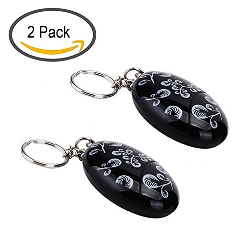 Preisvergleich Produktbild enshey Notfall Persönlichen Höhen Alarm – Elektronische Diebstahlschutz, anti-tracker, Antiverlust, anti-rape, anti-wolf, Selbstverteidigung und Selbstschutz Sicherheit Security Alarm für Kinder, Frauen, ältere (Pack von 2 Pcs)