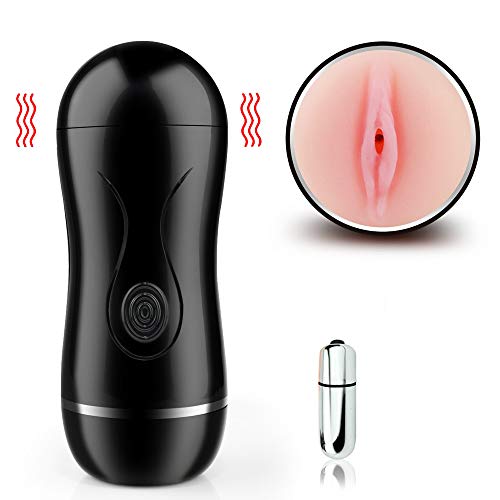 Preisvergleich Produktbild Vibrierendes Masturbator-Cup-Masturbationsspielzeug mit kraftvoller Vibration, realistischer Stroker mit männlichen Ärmeln und innovativen, zusammendrückbaren Einsätzen für individuelles Spielen
