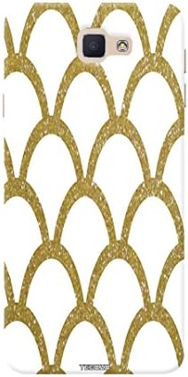 Fundook® Designer Printed Back Cover/Hard Case for Samsung Galaxy J7 Prime (Golden Fish fins/Pattern)