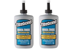 2 xTitebond 8oz Quick & Thick Multi Purpose Glue 237ml 2403