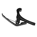 Folk Acoustic Guitar Trigger Change Capo Key Clamp Black.