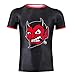 Produktbild QZCLZD Sommer Herren Fitness Kurzarm Compression Run Top High Stretch T-Shirt Feuchtigkeit Schweiß Top,Black,XL