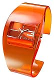 MAVIS Modische Damen Spangen-Uhr Orange 04897019