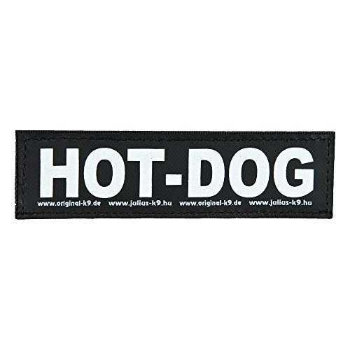 Preisvergleich Produktbild Trixie Julius-K9 Klettverschluss Schilder (S) (Hot Dog)