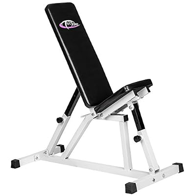 TecTake TecTake Banc d'haltérophilie incliné | dossier réglables en 5 positions | surface d’assise réglable en 3 positions