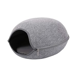 Galapara Gato Cueva de Mascotas Cama Cueva de Gato para Gatos Gatitos Mascotas, Casa para Gatos Interior, Cama para Gatos/Perros Pequeños/Animal Doméstico