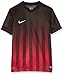 Nike Kinder Trikot Striped Division II SS Jersey Youth, black/university red/white, L, 725976-012