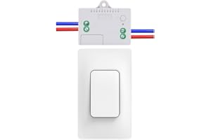 Cerhot Remote Light Switches Wireless, Interruttori di controllo remoto, Interruttore luce cinetico, Interruttore luce wireless Per luci Illuminazione domestica Senza batteria (US 1 marce, 1V1 A)