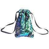 Moserian Unisex-Tasche Pailletten Coloring Handytasche Princess Bling Wallet Card Holder