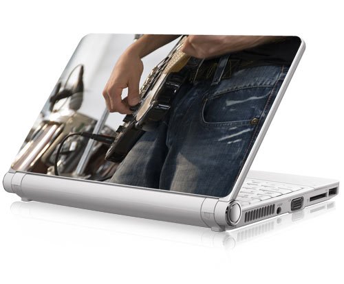 Preisvergleich Produktbild StickerProfis Notebook Cover Skin GUITAR PLAYING Laptop Folie Aufkleber