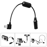 Echte Stereo 3.5mm Mic Konverter-Adapter Kabel ermöglicht High-Definition Stimme Transfer und Audioerfassung mit top Qualität. Noise Reduction Anti-Stoerung ferritring kann Lärm / Gehäuschen Maximum reduzieren.