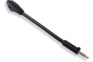 HUYUN Microphone compatible avec prise jack 3,5 mm Asus ROG Delta S RGB Casque de jeu
