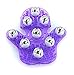 Produktbild Massage Handschuh - Metall 360 Grad Drehen Palme Handheld Massagegeraete Ruecken Schulter Nacken Schmerzlinderung Unisex,Purple