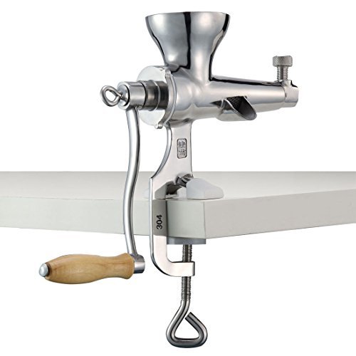 Heavy Duty Hand Manuelle Weizengras Entsafter, DIY Superb Saft Extraktion für weiches Obst Gemüse, Edelstahl Blattgrün Saftpresse - 5