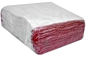 ST@LLION 10 Pack Cotton Premium Extra Large White Dishcloths Cleaning Cloths Super Absorbent, 30 x 50cm