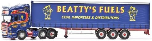 Corgi 1:50 Scania R Curtainside Beattys Fuels Truck Model by Corghi