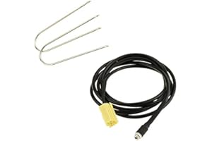 KASER Cavo AUX compatibile per Fiat Grande Punto Panda Lancia Y Musa Alfa Giulietta | compatibile per Blapunk Autoradio Mini ISO 6 PIN Jack Femmina 3.5mm
