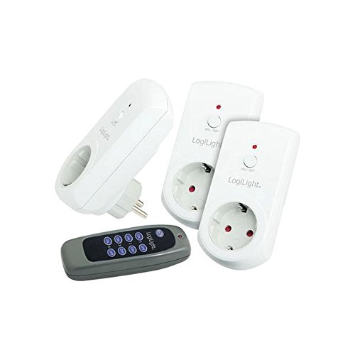 Preisvergleich Produktbild Logilink 4-teiliges Indoor Funksteckdosen Starter, EC0003