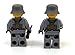 Modbrix 8818 – ✠ 2 Stück Custom Minifiguren Deutsche Wehrmacht Soldaten aus original Lego® Teilen ✠ - 3