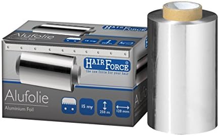 Aluminium Foil for Strands Silver 15 my 120 mm Width 250 m Length with Tear-Off Edge