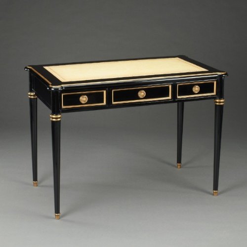 Zierlicher Damenschreibtisch im Directoire Stil schwarz ebonisiert Zierlicher Damenschreibtisch im Directoire Stil schwarz ebonisiert