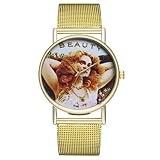 IG Invictus Vintage Ladies Round Mesh Strap Watch Quartz Fashion Watch Quarzmaschengürtel Modeuhr T137 W MIT Mode, Uhren, Quarz -
